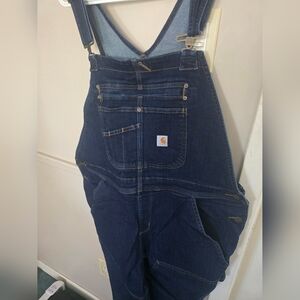 WOMENS CARHARTT Denim Overalls, PLUS 2 ITEMS